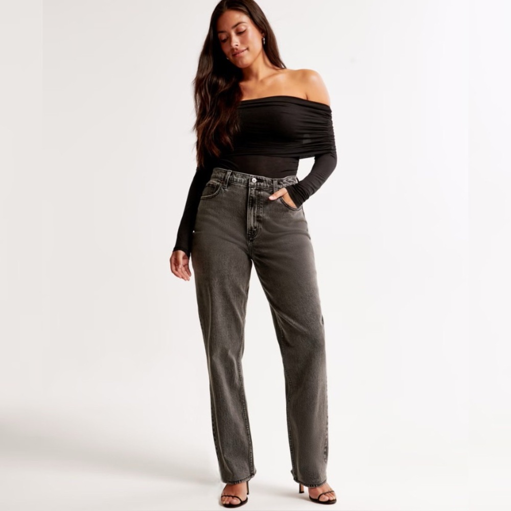 curve love ultra high rise 90s straight jean